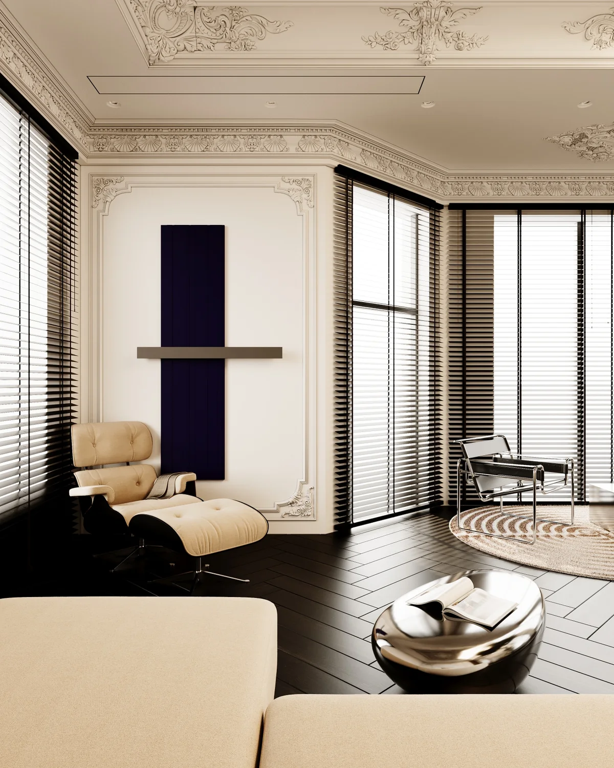 Courtyard Residence interior visualization 2