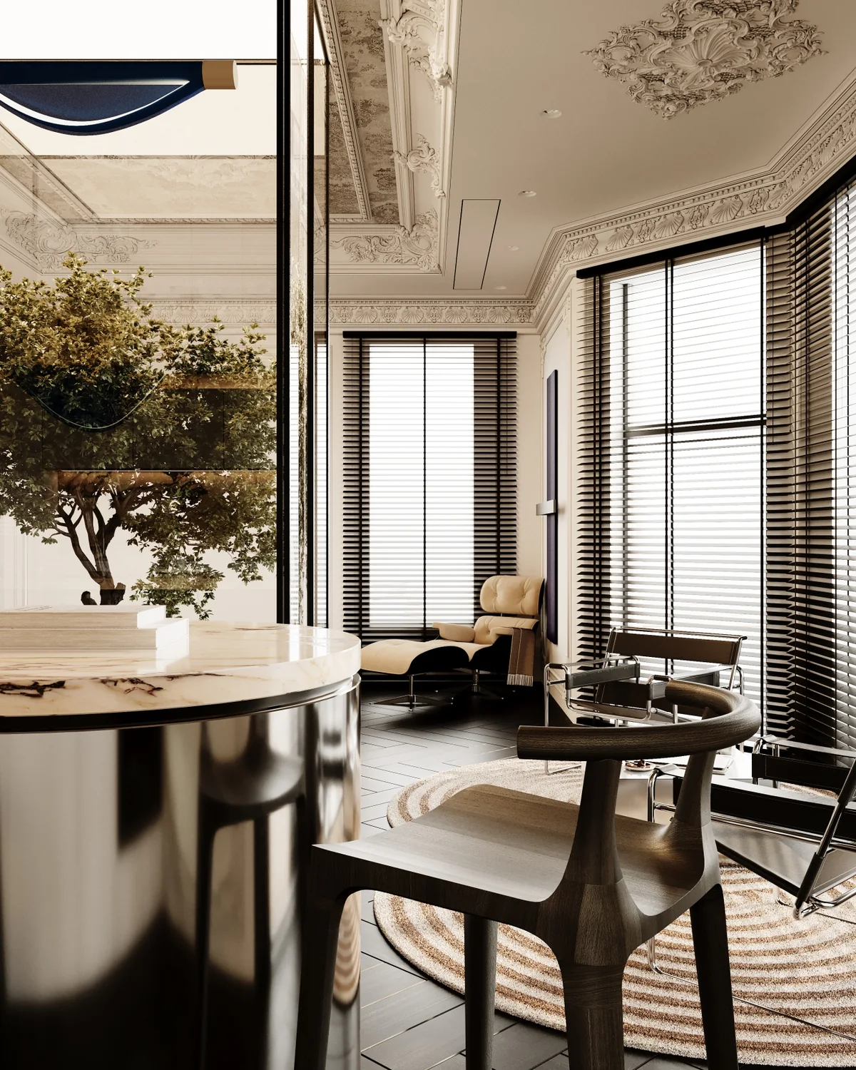 Courtyard Residence interior visualization 4